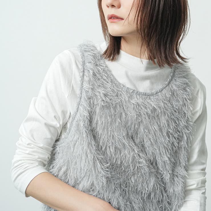 前後2WAYフリンジチュニック 前後着用可能 チュニック丈 | mili an deni | 詳細画像7 