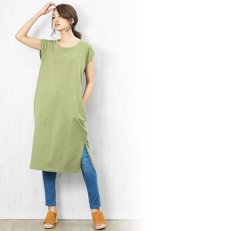 Tシャツ 綿100％ ノースリーブ | mili an deni | 詳細画像8 