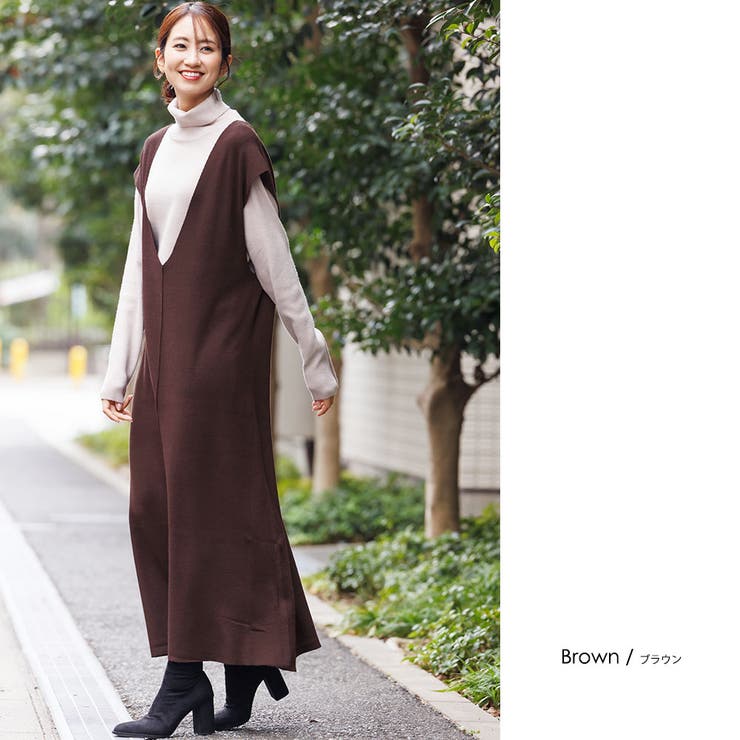 深v開きニットワンピース フレンチスリーブ マキシ丈 品番 Madw Mili An Deni ミリアンデニ のレディースファッション 通販 Shoplist ショップリスト