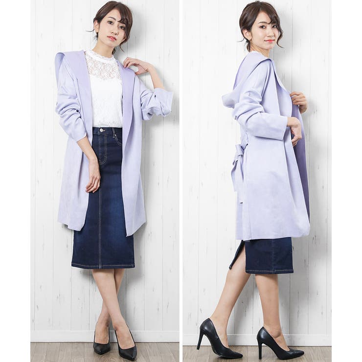 ガウン ショールカラー フード付き | mili an deni | 詳細画像9 