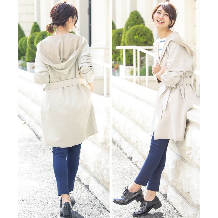 ガウン ショールカラー フード付き | mili an deni | 詳細画像13 