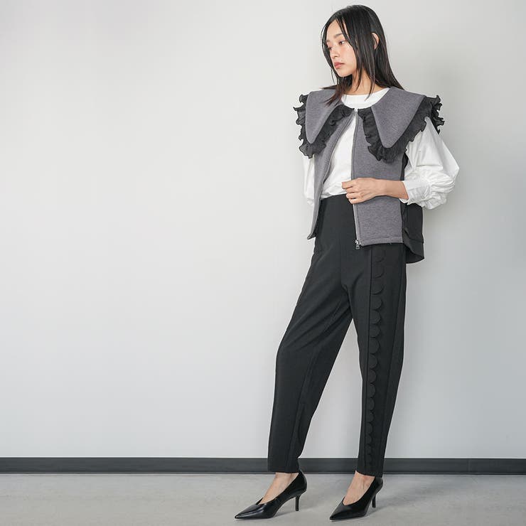 レディース ベスト ボンディングショットベスト | mili an deni | 詳細画像9 