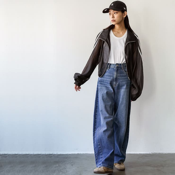 レディース アウター シャイニーラインシアーブルゾン | mili an deni | 詳細画像14 