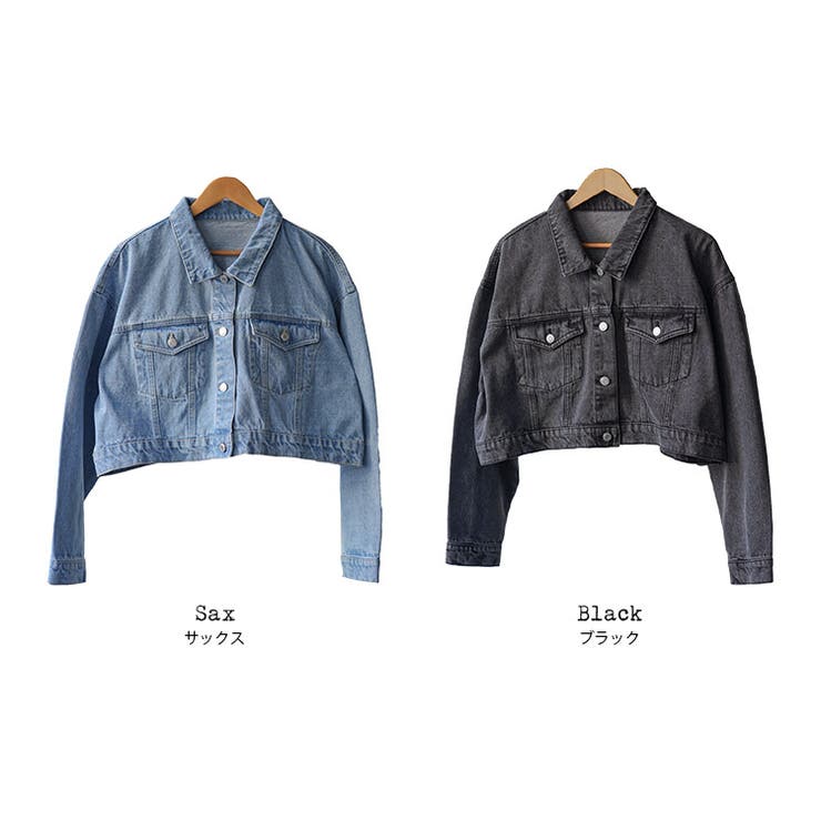 レディース Gジャン ショートデニムジャケット[品番