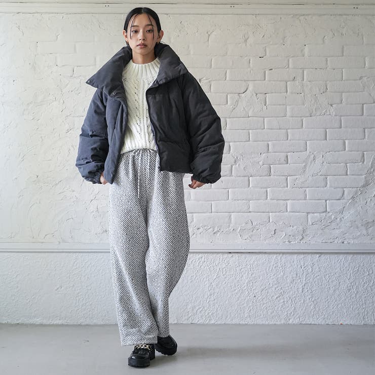 コーデュロイ中綿ブルゾン ボリュームスタンドカラー サイドポケット | mili an deni | 詳細画像14 