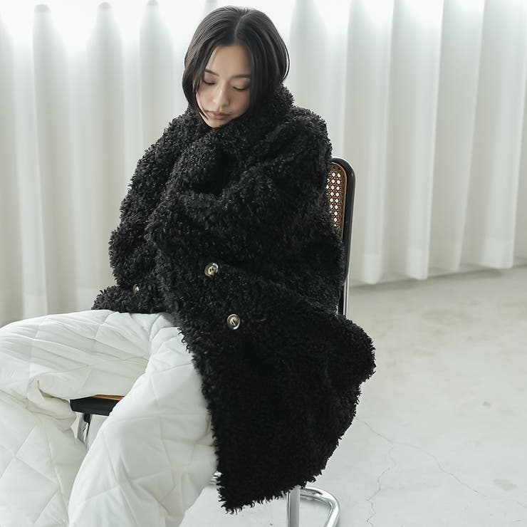 テディボアロングコート フェイクファー コート | mili an deni | 詳細画像14 