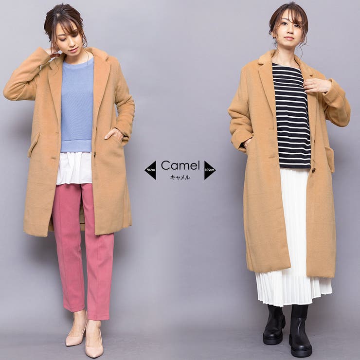 チェスターコート シャギー 長袖 品番 Madw0003778 Mili An Deni ミリアンデニ のレディースファッション通販 Shoplist ショップリスト