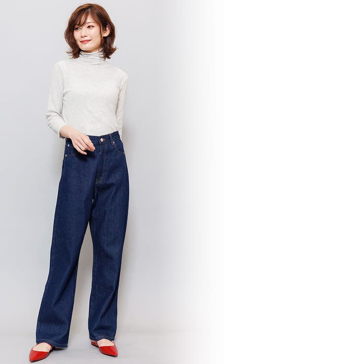 UV加工カットソー タートルネック 黒 | mili an deni | 詳細画像8 