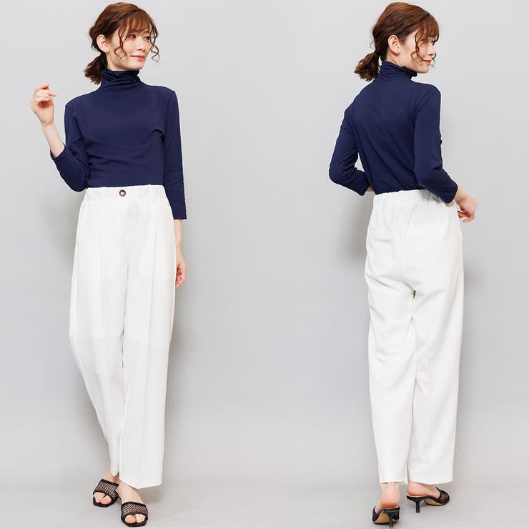 UV加工カットソー タートルネック 黒 | mili an deni | 詳細画像12 