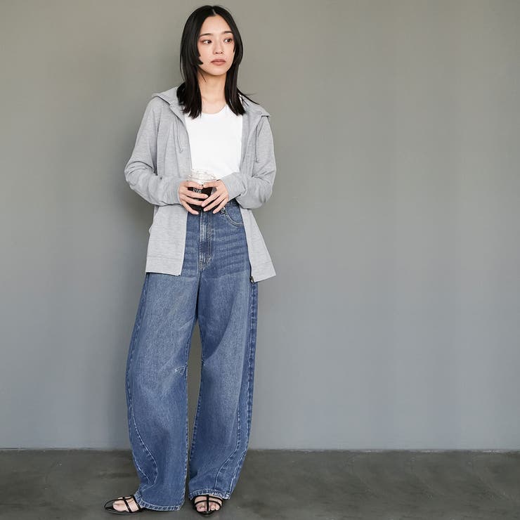 UV＆吸水速乾ジップアップパーカー UVカット 吸水速乾 | mili an deni | 詳細画像17 