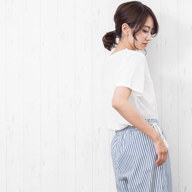 ボーダー Tシャツ 半袖 | mili an deni | 詳細画像8 