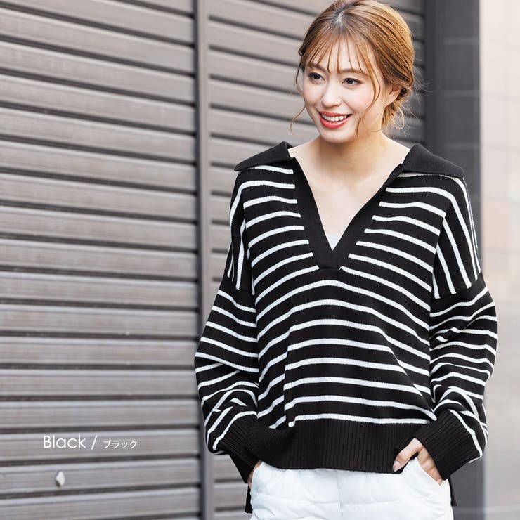 AZUL BY MOUSSY | ランダムリブハイネックニットトップス