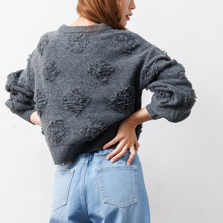 レディース セーター もちもちニットショートプルオーバー | mili an deni | 詳細画像15 