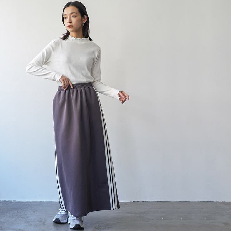 レディース トップス ギャザーネックテレコリブトップス | mili an deni | 詳細画像8 