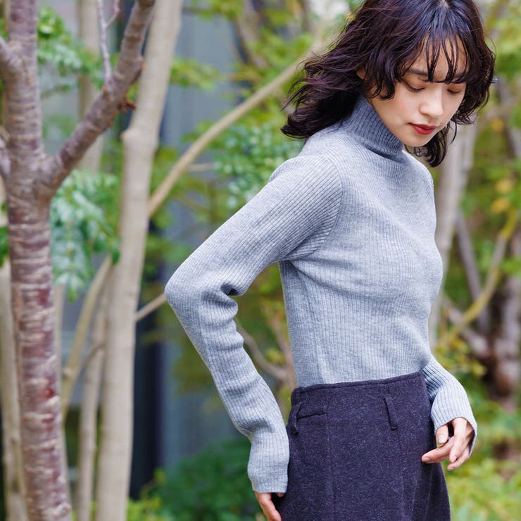 洗える ウォッシャブルリブニット プルオーバー | mili an deni | 詳細画像7 