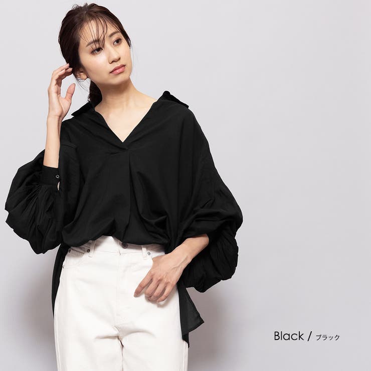 バルーンスリーブトップス スキッパー ギャザー袖 品番 Madw Mili An Deni ミリアンデニ のレディースファッション通販 Shoplist ショップリスト