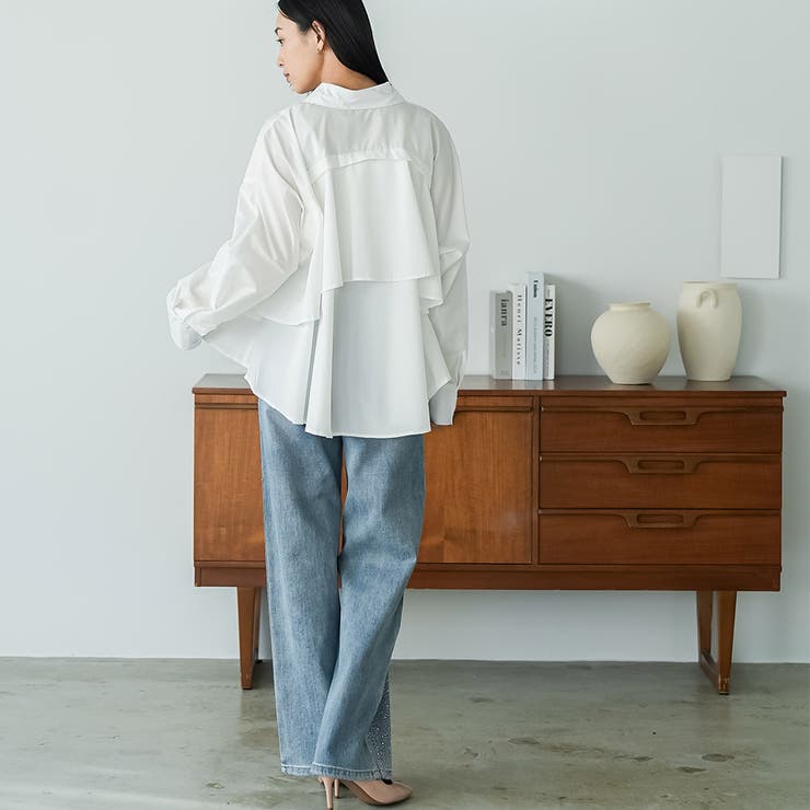 裾ティアードブラウス ブラウス レディース | mili an deni | 詳細画像8 