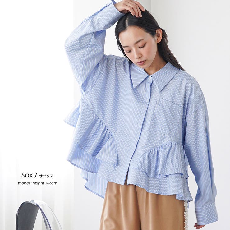 裾ティアードブラウス ブラウス レディース | mili an deni | 詳細画像10 