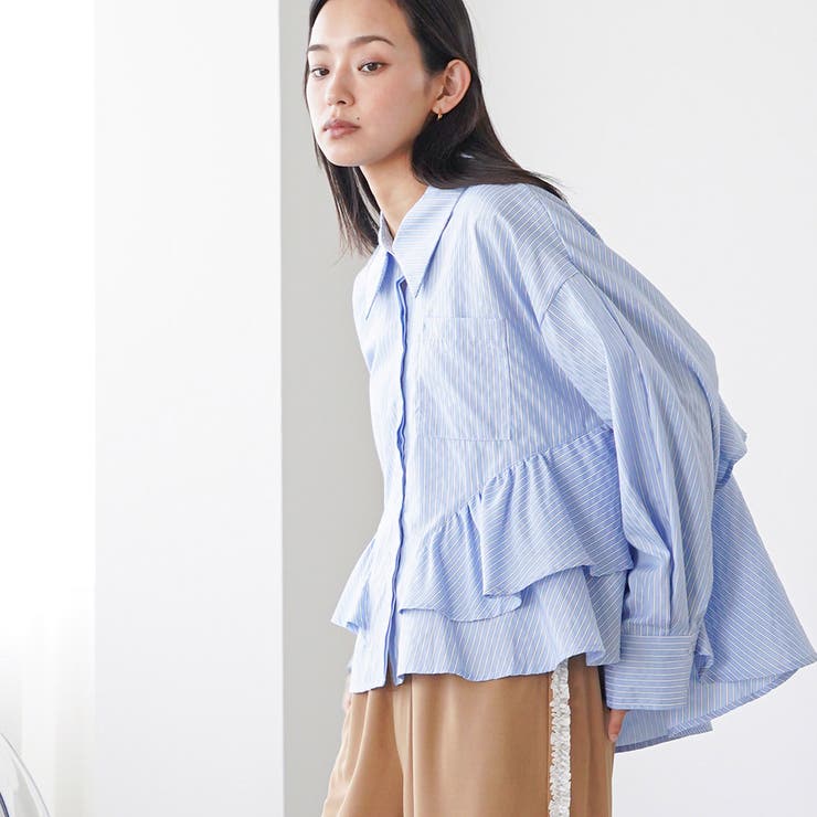裾ティアードブラウス ブラウス レディース | mili an deni | 詳細画像11 