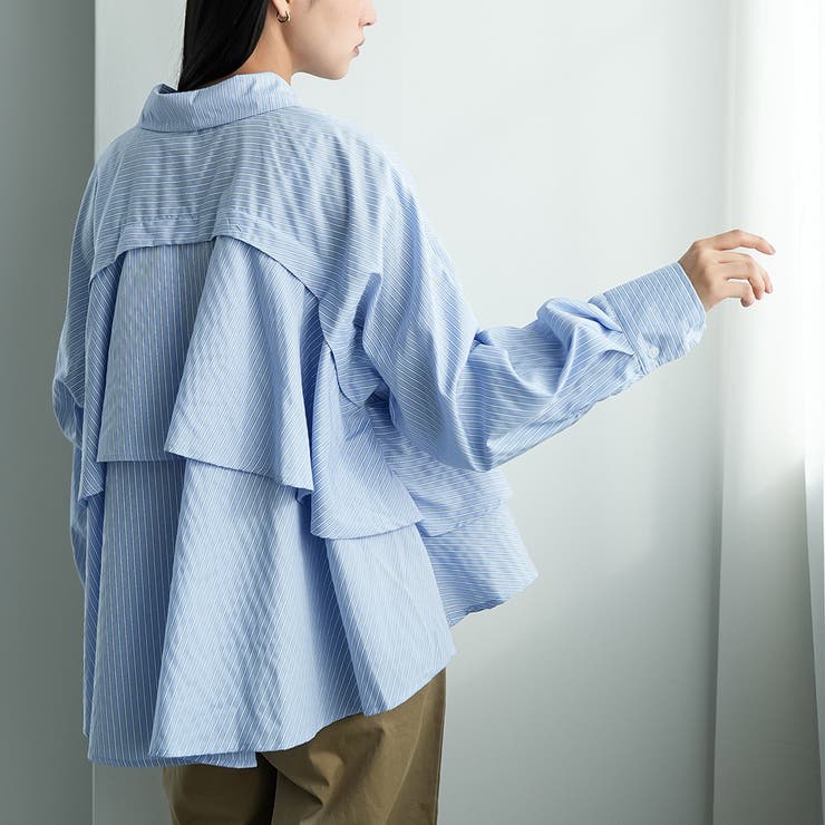 裾ティアードブラウス ブラウス レディース | mili an deni | 詳細画像13 