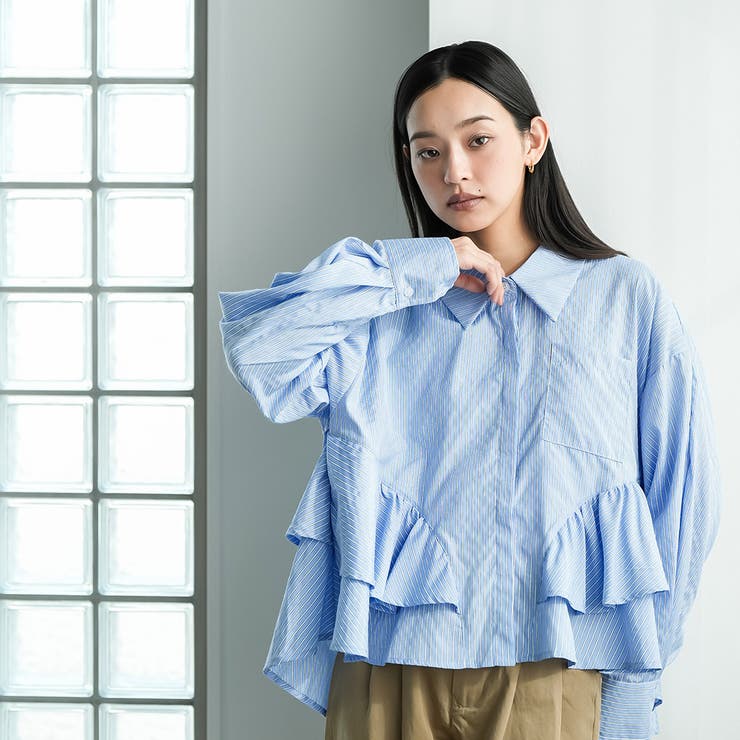 裾ティアードブラウス ブラウス レディース | mili an deni | 詳細画像14 