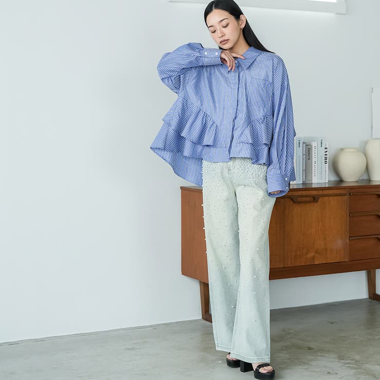 裾ティアードブラウス ブラウス レディース | mili an deni | 詳細画像18 