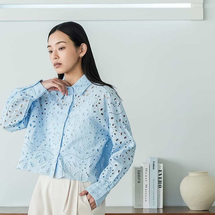 カットレースブラウス ブラウス レディース | mili an deni | 詳細画像16 