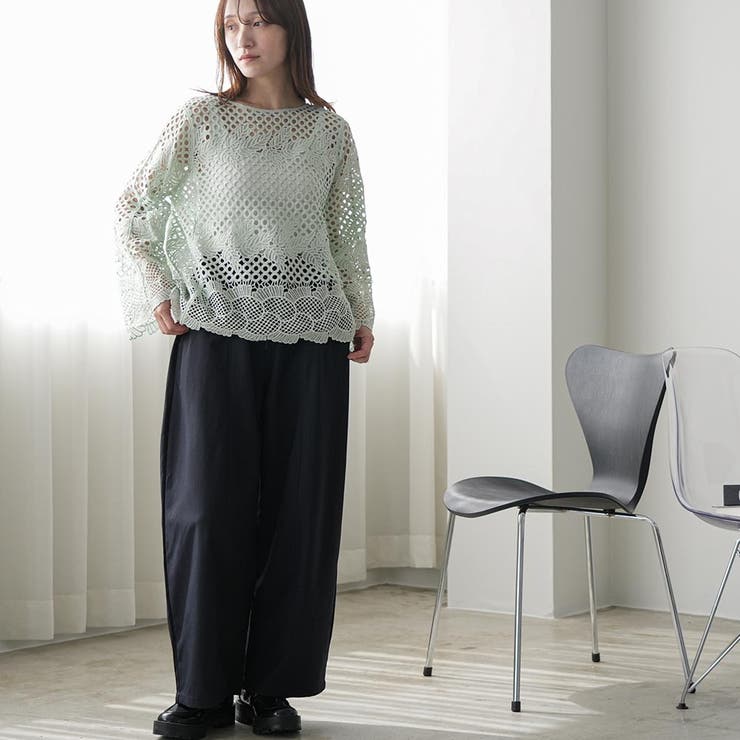 クロシェニット プルオーバー レディース | mili an deni | 詳細画像14 