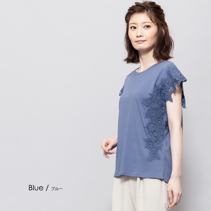 レース付きトップス 綿100 クルーネック 品番 Madw Mili An Deni ミリアンデニ のレディースファッション通販 Shoplist ショップリスト