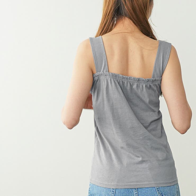 ブラ紐隠しタンクトップ ブラ紐 カバー | mili an deni | 詳細画像10 