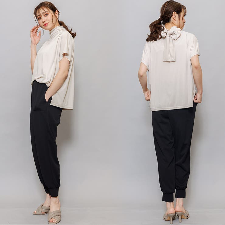 クールタッチトップス 接触冷感 バックリボン | mili an deni | 詳細画像10 