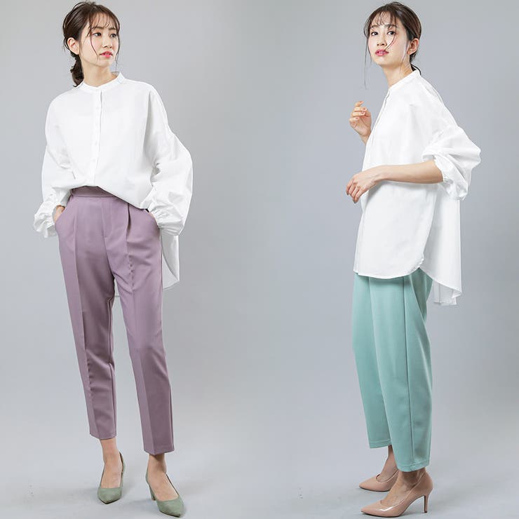 オーバーシャツ バックギャザー サイドスリット | mili an deni | 詳細画像9 