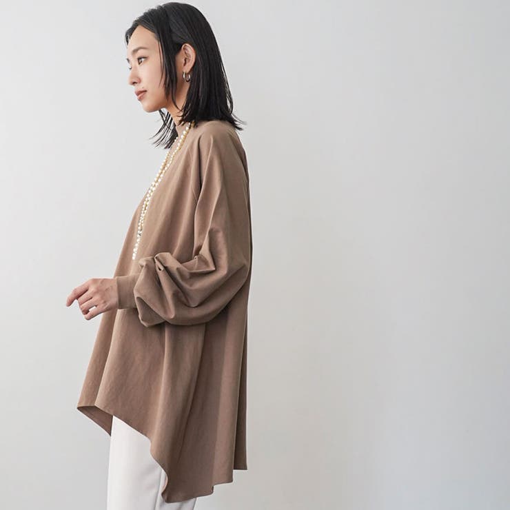 レディース トップス 袖ボリュームオーバーサイズロンT | mili an deni | 詳細画像8 