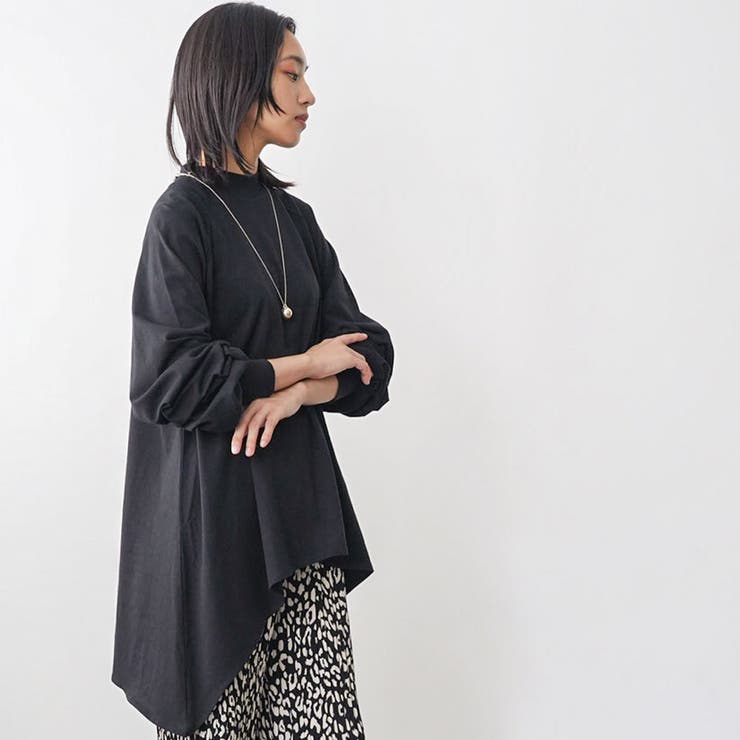 レディース トップス 袖ボリュームオーバーサイズロンT | mili an deni | 詳細画像19 