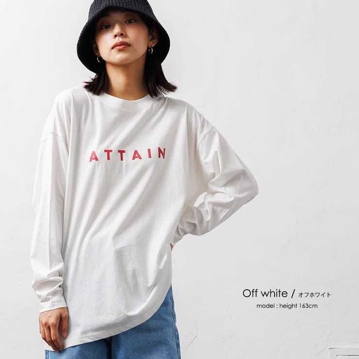 フォントプリントTシャツ フォントロゴ フロントプリント | mili an deni | 詳細画像7 