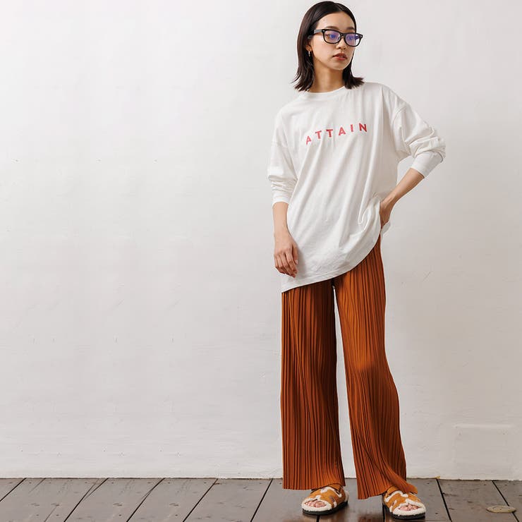 フォントプリントTシャツ フォントロゴ フロントプリント | mili an deni | 詳細画像11 