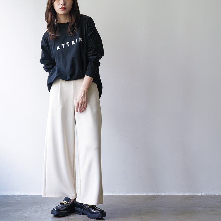 フォントプリントTシャツ フォントロゴ フロントプリント | mili an deni | 詳細画像15 