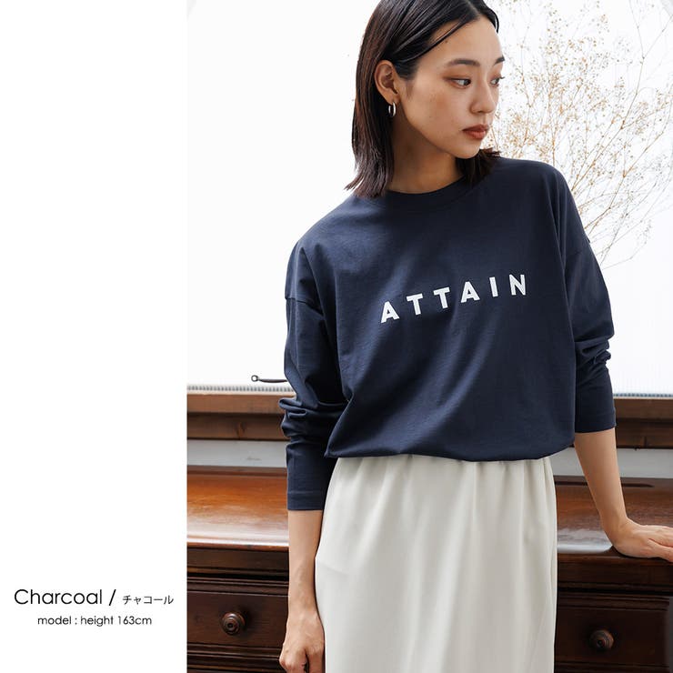 フォントプリントTシャツ フォントロゴ フロントプリント | mili an deni | 詳細画像16 