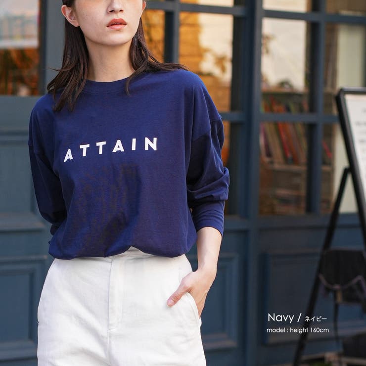 フォントプリントTシャツ フォントロゴ フロントプリント | mili an deni | 詳細画像20 