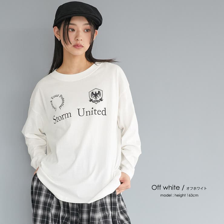 スポーティロゴロンT 前面プリント ユニフォーム風 | mili an deni | 詳細画像6 