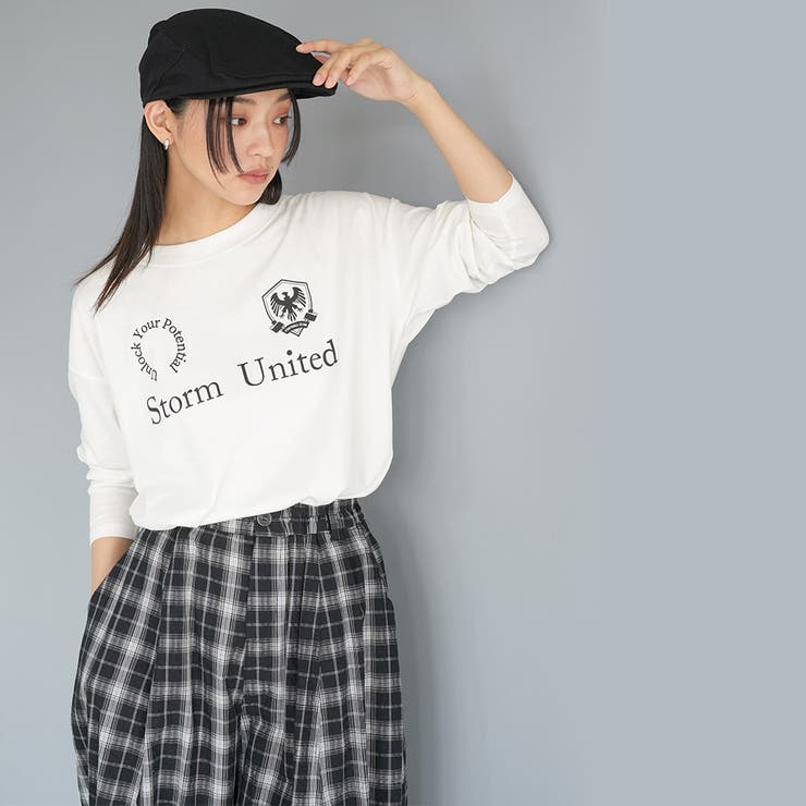 スポーティロゴロンT 前面プリント ユニフォーム風 | mili an deni | 詳細画像8 