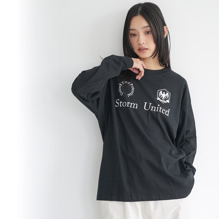 スポーティロゴロンT 前面プリント ユニフォーム風 | mili an deni | 詳細画像18 