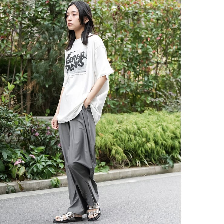 半袖フォトプリントTシャツ プリント コットン | mili an deni | 詳細画像9 