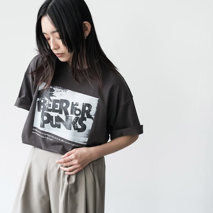 半袖フォトプリントTシャツ プリント コットン | mili an deni | 詳細画像12 