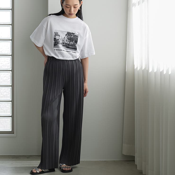 半袖 オーバーサイズ フォトプリントTシャツ | mili an deni | 詳細画像8 