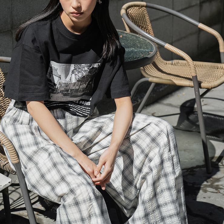 半袖 オーバーサイズ フォトプリントTシャツ | mili an deni | 詳細画像17 