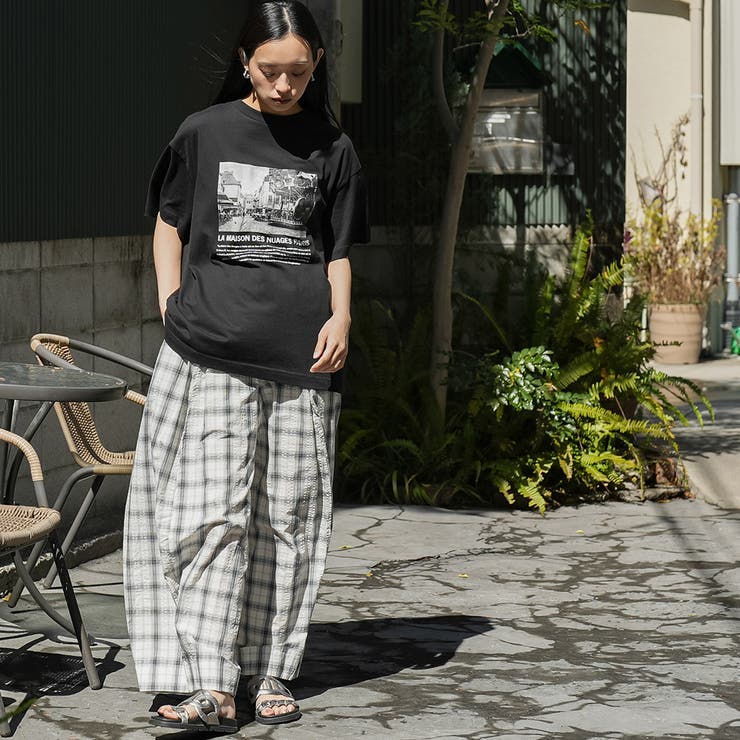 半袖 オーバーサイズ フォトプリントTシャツ | mili an deni | 詳細画像18 