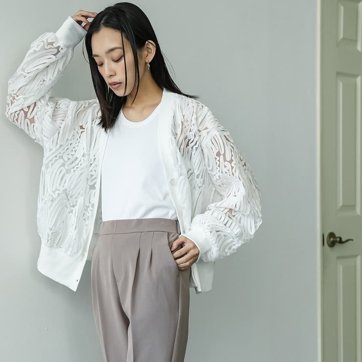 レディース カーデ コードレースカーディガン | mili an deni | 詳細画像7 