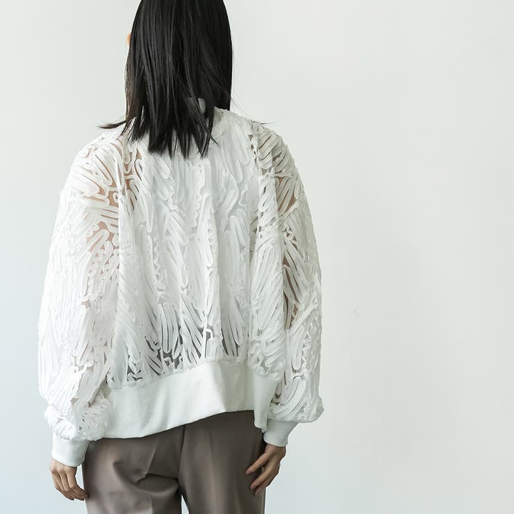 レディース カーデ コードレースカーディガン | mili an deni | 詳細画像8 