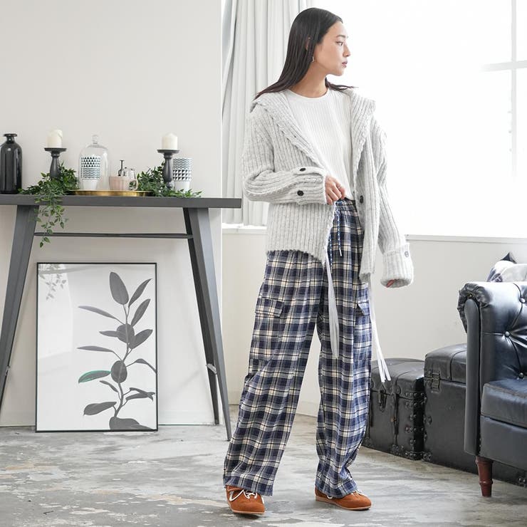 セーラーカラーニットカーディガン トップス リブニット素材 | mili an deni | 詳細画像14 